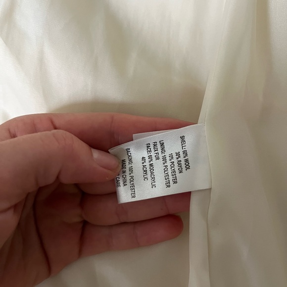 Vintage cream Marvin Richards wool coat - Picture 2 of 5